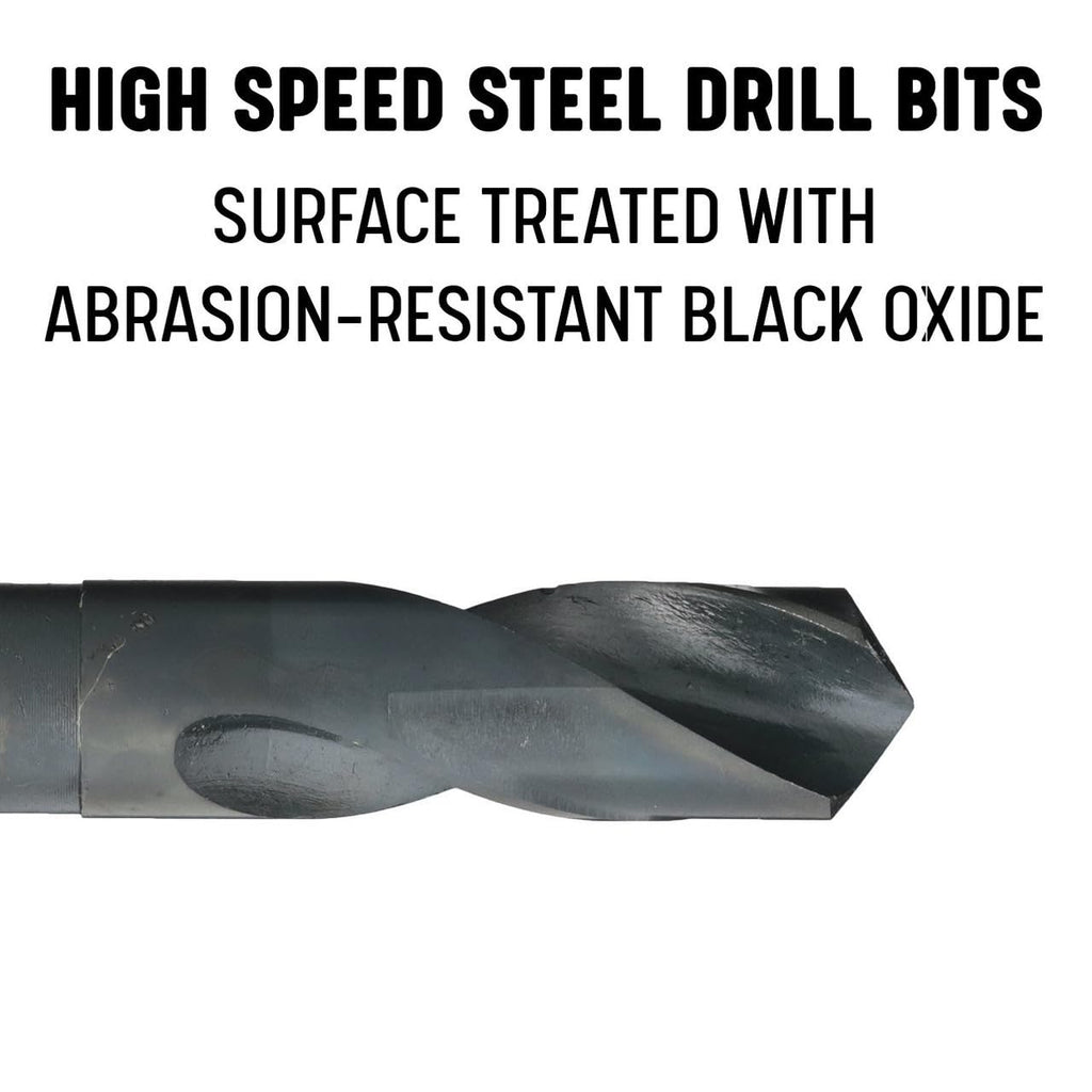 Drill America POU Series 1-Inch HSS NPS Tap (National Pipe Straight) and 1-3/16-Inch HSS Drill Bit Kit
