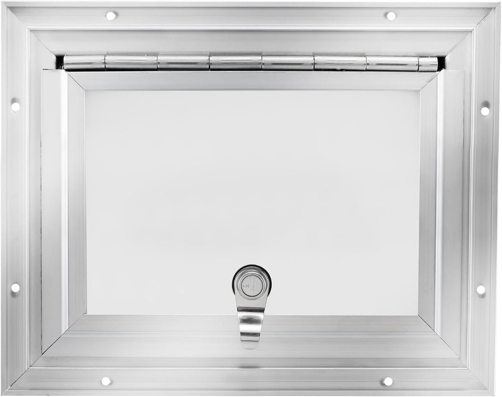 RecPro Square RV Baggage Door | Compartment Storage | RV Storage | Trailer Storage | Camper Storage (12' W x 9' H) | Made in America