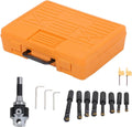 For 3' Boring Head R8 Shank + 10pcs Carbide Tipped 3/4' Boring Bar Set