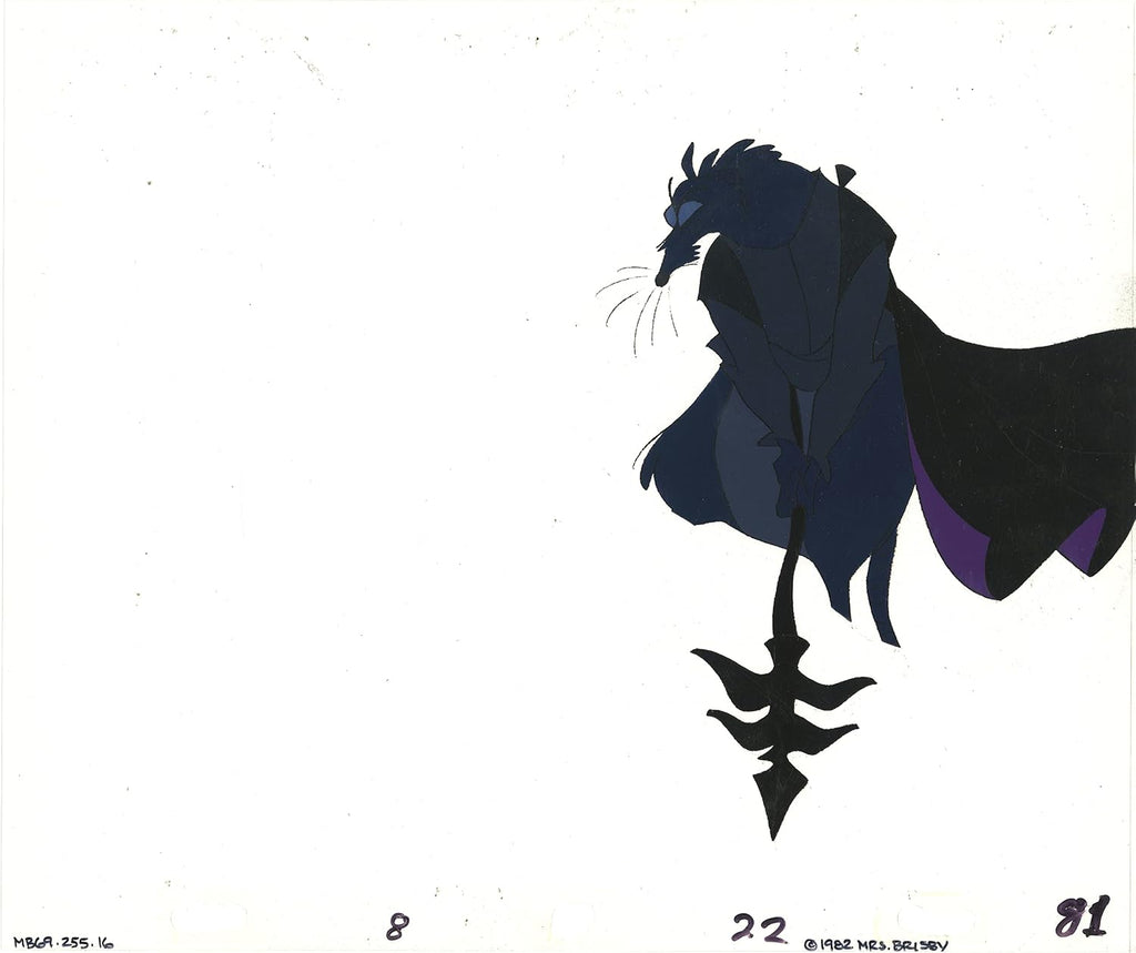 Don Bluth Secret of NIMH Brutus 1982 Original Production Animation Cel 255-16