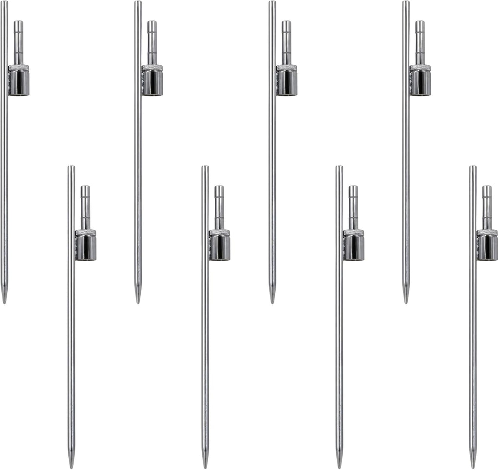 DreamController 19.5-inch Ground Stake - Stainless Steel Spike with Sleeve Bearing Compatible with Flutter Banner Flag Poles (0.65' Inner Diameter) – Stake Only