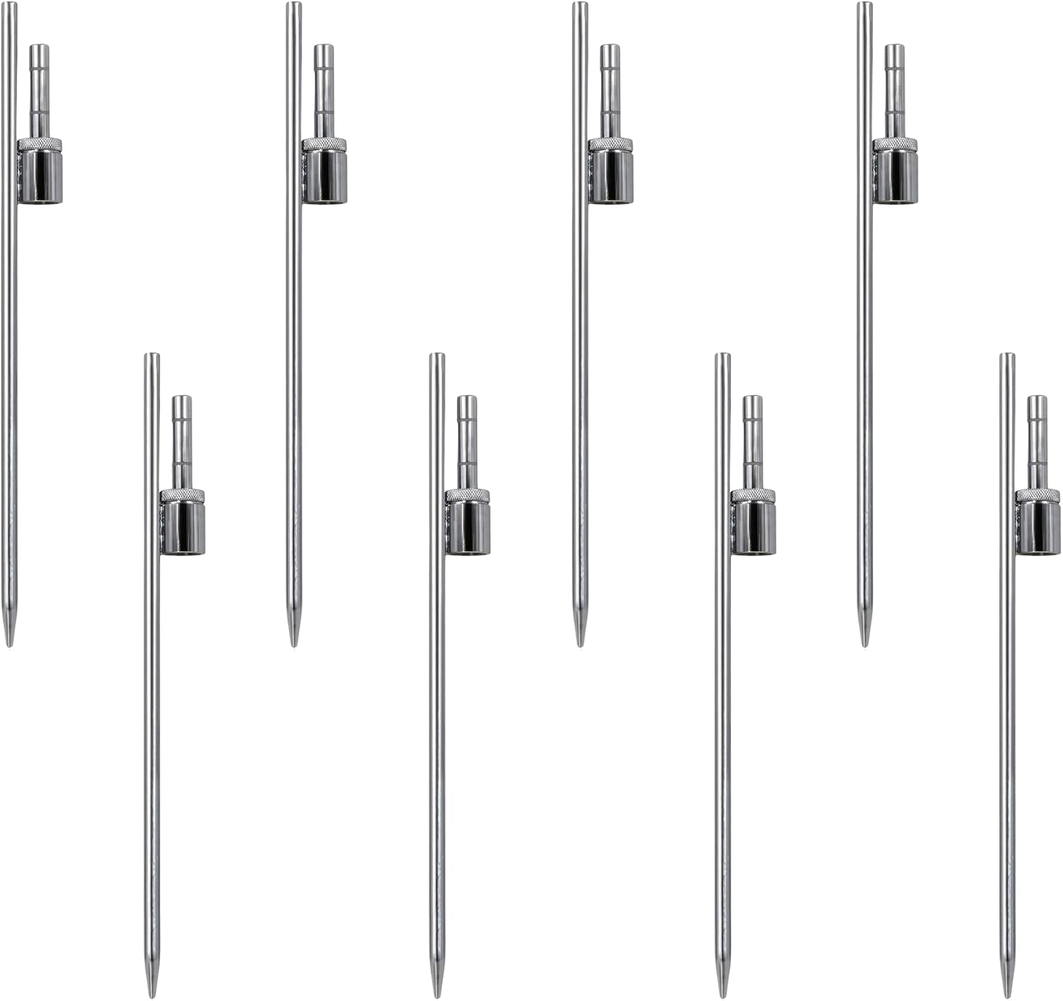DreamController 19.5-inch Ground Stake - Stainless Steel Spike with Sleeve Bearing Compatible with Flutter Banner Flag Poles (0.65' Inner Diameter) – Stake Only