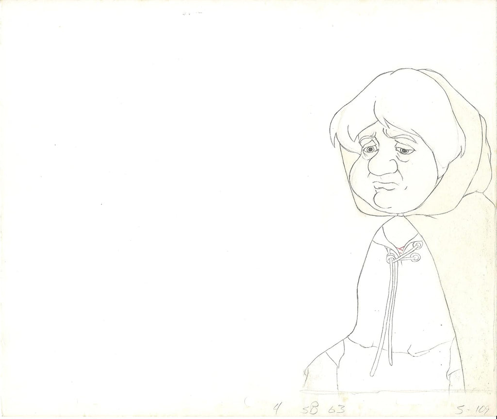 Lord of the Rings Ralph Bakshi 1978 Frodo Baggins And Samwise Gamgee Production Animation Cel And Drawings Tolkien