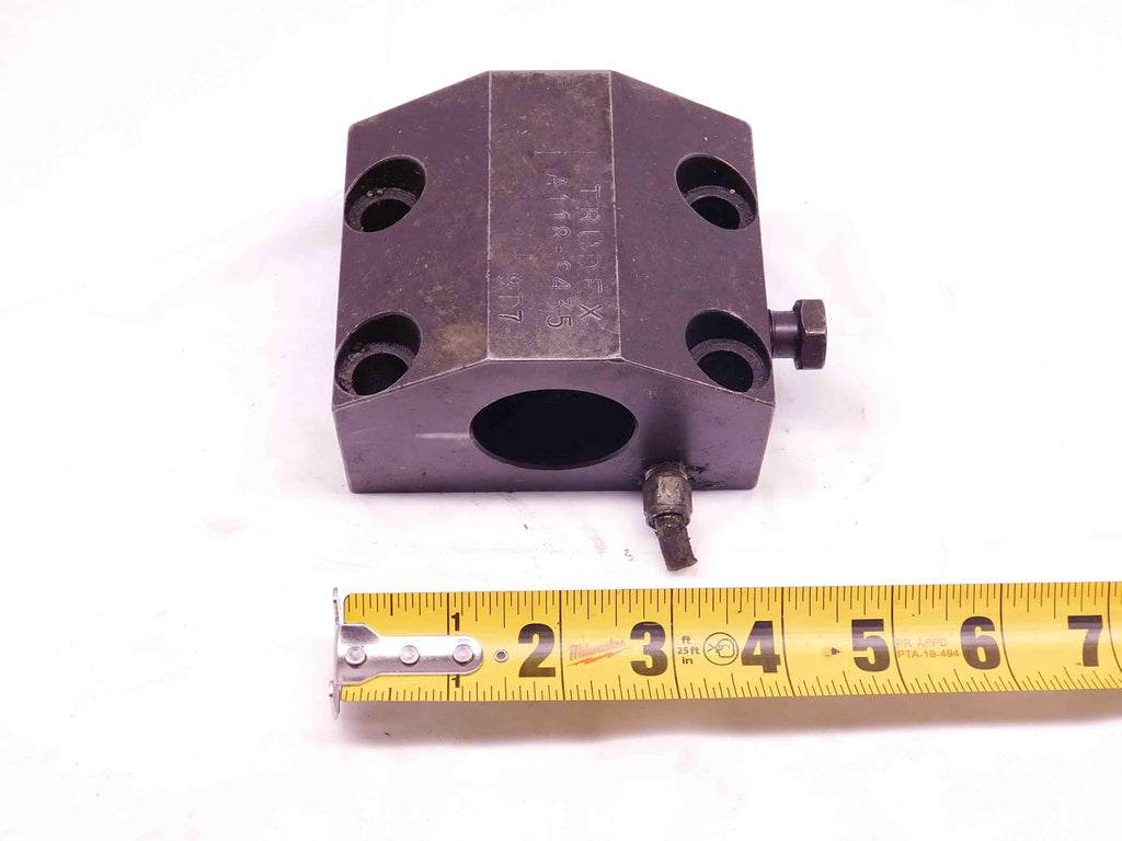 TRUDEX 1 1/2 ID Boring BAR Turret Tool Holder Block 45mm X 80mm Bolt Pattern - DM0802BY4