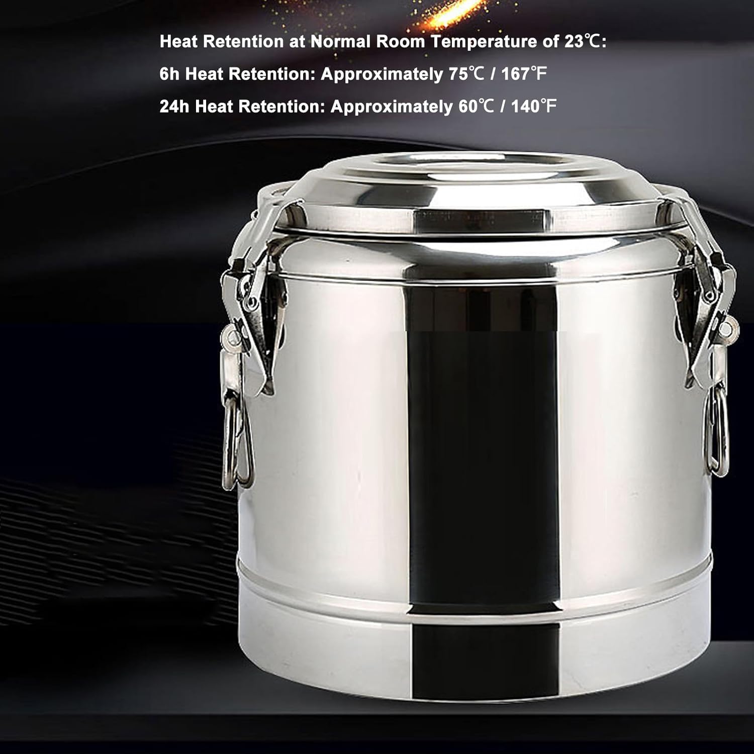 Stainless Steel Insulated Beverage Dispenser, Insulated Thermal Hot and Cold Coffee Carafe Drink Dispenser, Large Capacity, for Hot Water Tea Milk (30L)