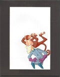 Earthworm Jim Professor Monkey Production Animation Cel Universal 1995 to 1996