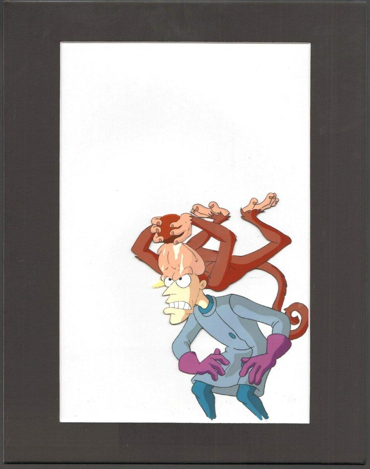 Earthworm Jim Professor Monkey Production Animation Cel Universal 1995 to 1996