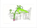 Little Shop of Horrors Junior Monster from Marvel Original Production Animation Cel 1991 b5590