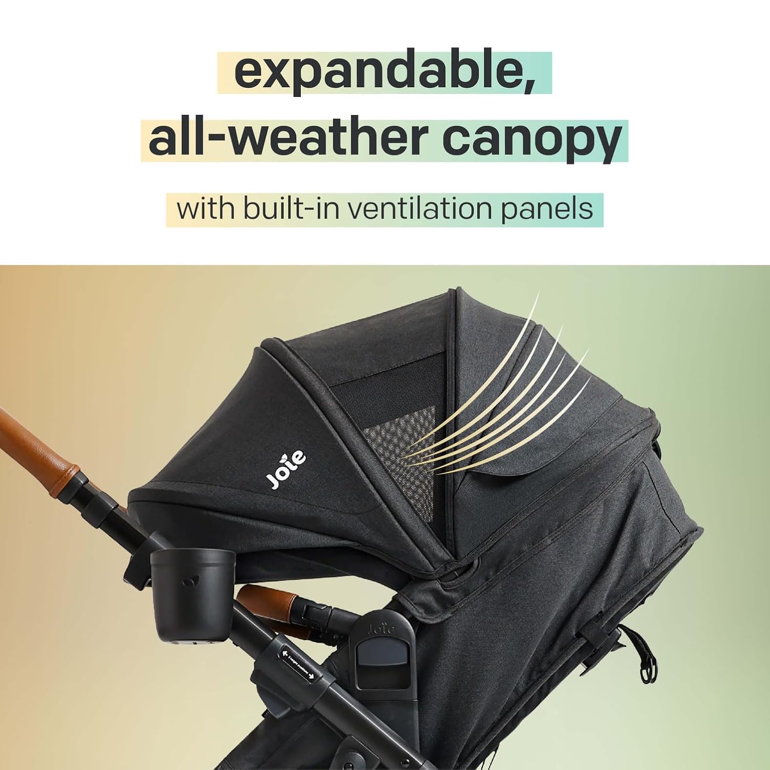 Joie Baby, Ginger DLX Stroller and Mint Latch Car Seat, Travel System (Shale)