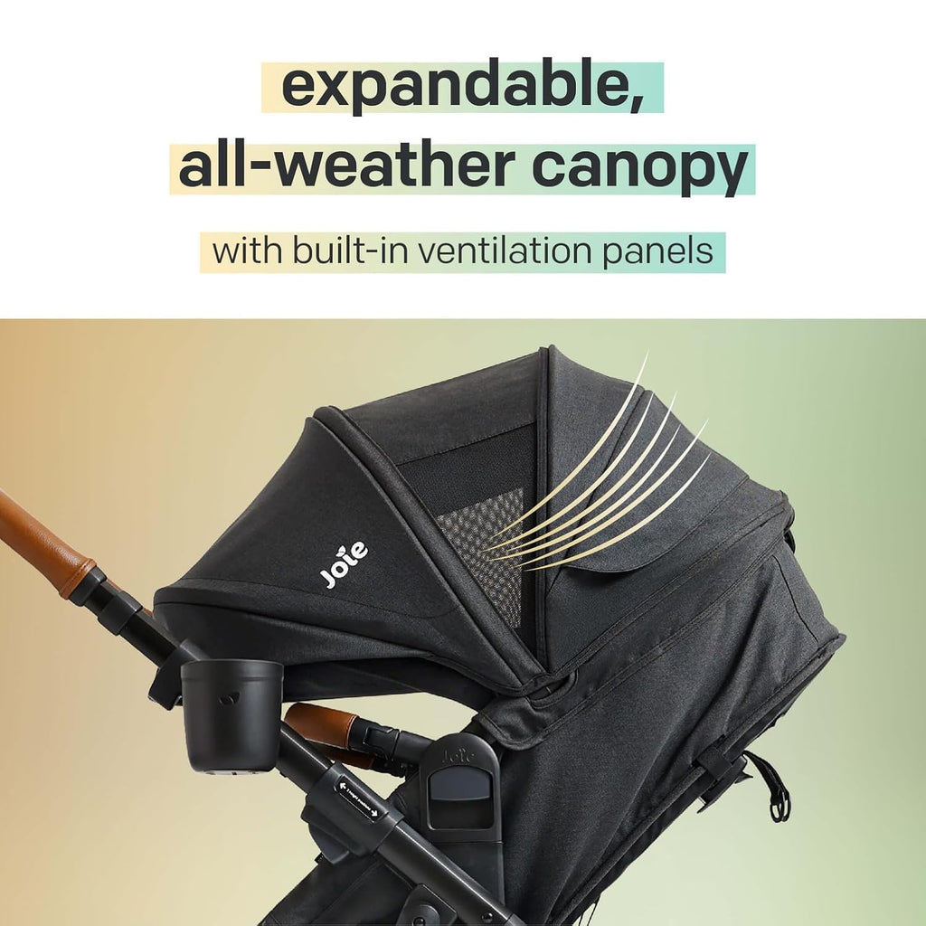 Joie Baby, Ginger DLX Stroller and Mint Latch Car Seat, Travel System (Dove)