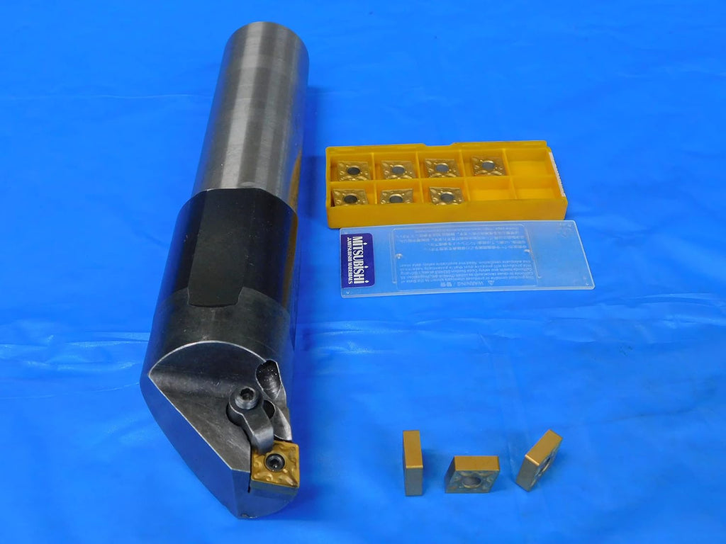 KENNAMETAL 1 1/2 Shank COOLANT Thru Boring BAR W/ 10 PCS NEW CNMG-432 Inserts - MB8467AZ2