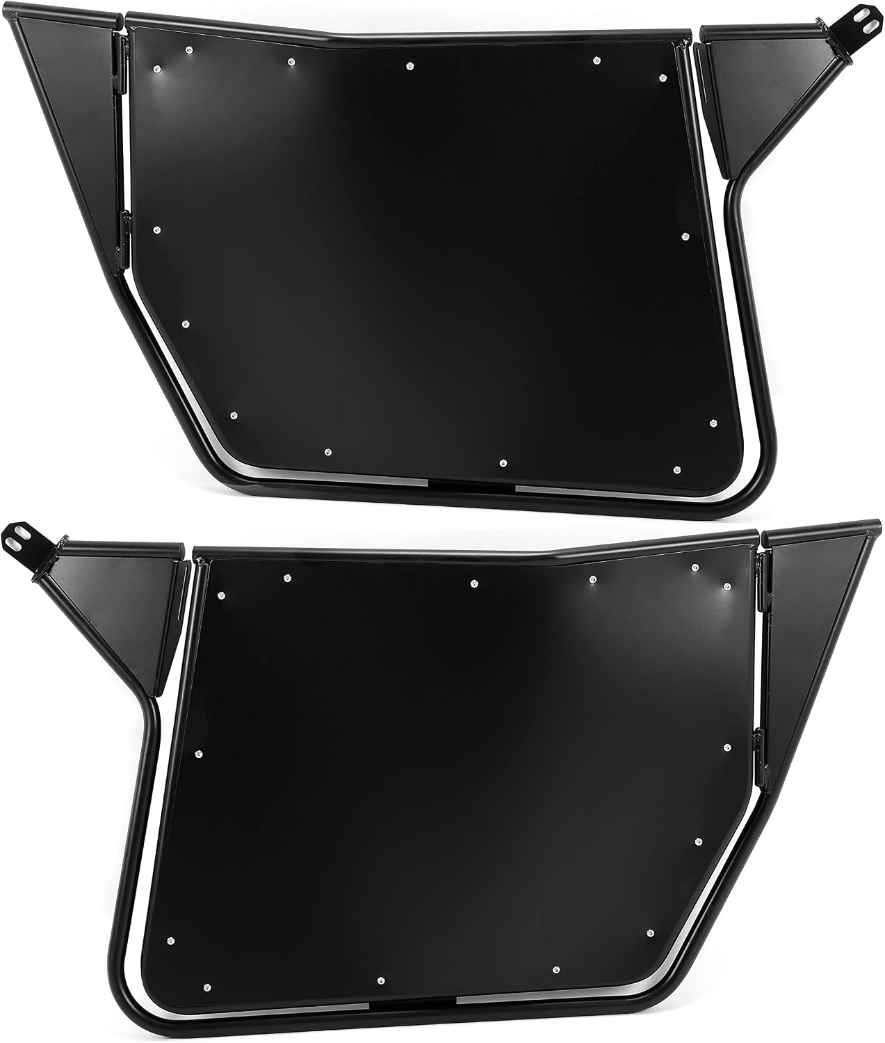 ALMULOO UTV Metal Doors w/Latches Compatible with 2008-2014 RZR 800 / RZR-S 800; 2011-2014 RZR XP 900; 2012-2021 RZR 570 2 Door Models Suicide Doors NOT FOR RZR-4