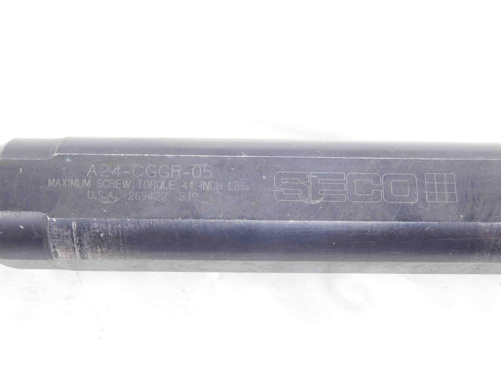 SECO 1 1/2 Shank Dia A24-CGGR05 INDEXABLE Boring BAR LC..1605.. Inserts 1.5 - DM3681BU5