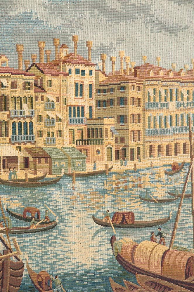 C Charlotte Home Furnishings Inc Ponte di Rialto Tapestry Wall Hanging | Viscose Cotton and Polyester Blend Wall Art | 26 in. x 39 in. | Home Decor Accents | Inspired by Alberto Passini