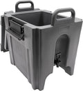 Insulated Beverage Dispenser, Portable Thermal Beverage Server with Handles Keep Hot Chocolate Coffee Tea Warm FoodService Products for Catering, Kitchen, Party, Restaurants (Grey, 10.57 Gallon)