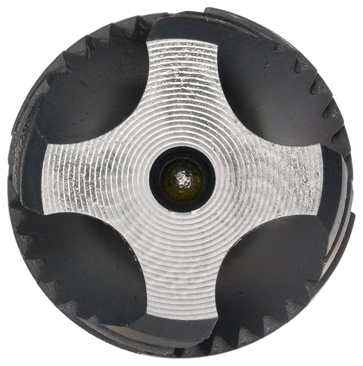 Dormer E043 Powdered Metal Pipe Tap, Spiral Flute, BSP, Black Oxide Finish, Round Shank with Square End, Modified Bottoming Chamfer, 3/8'-19 Thread Size