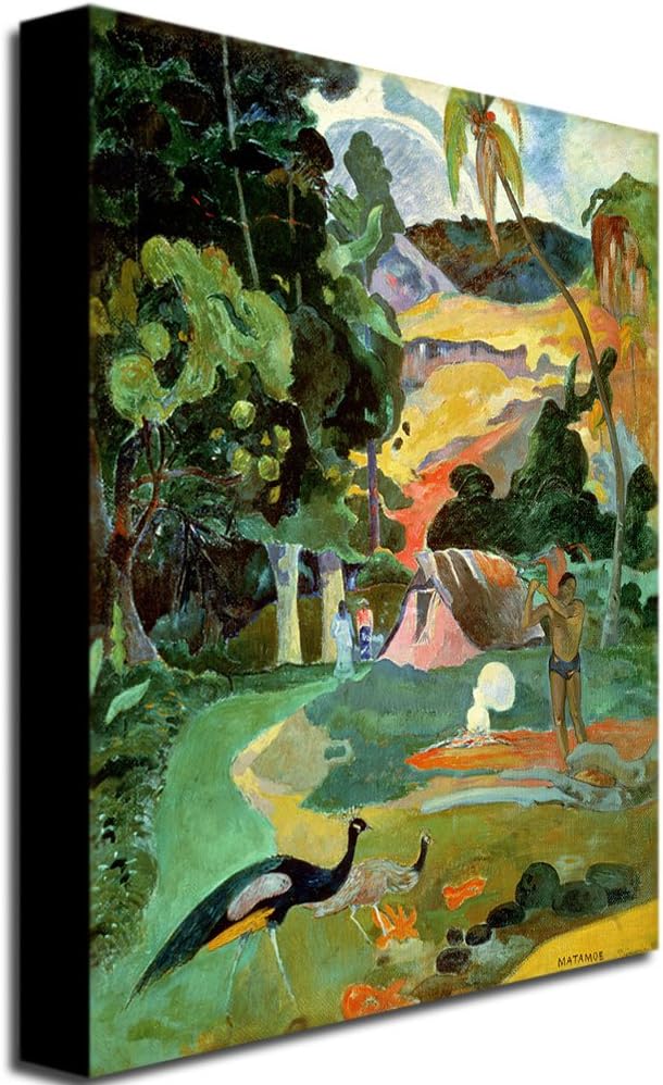 Trademark Fine Art Matamoe by Paul Gauguin Canvas Wall Art, 35x47-Inch