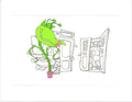 Little Shop of Horrors Junior Monster from Marvel Original Production Animation Cel 1991 b5612