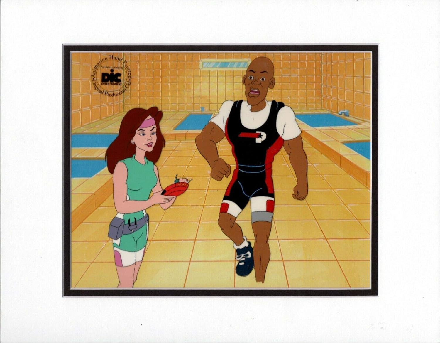 Pro Stars Cartoon Original Animation Cel Setup 1991 DIC pm