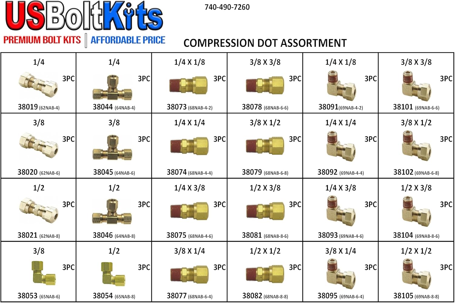 Compression D.O.T. Drawer Assortment