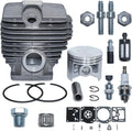 50mm Cylinder Piston Carb Repair Kit For MS440 044 MS 440 Chainsaw Bar Stud Nut Decompression 1128 020 1227 Part