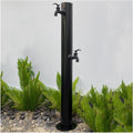 Floor Mounted Faucet Outdoor Water Pipe Vertical Fountain Irrigation Column,Freestanding Outdoor Water Column Tap, Stainless Steel Fountain for Garden, Antifreeze Hose Irrigation Post for Pa