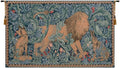 Charlotte Home Furnishings Inc French Boho Tapestry Wall Hanging 28 x 48 in, Lion Aesthetic Woven Wall Art decor for Living Room Home Decor, European Cotton Jacquard Woven