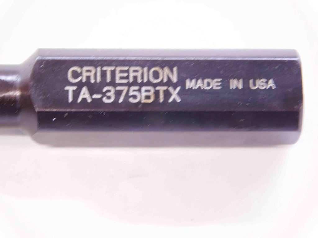 Criterion 1/2 Shank Dia TA-375BTX INDEXABLE Boring BAR .5 3/8 BORE Dia USA - DCT-NS2395
