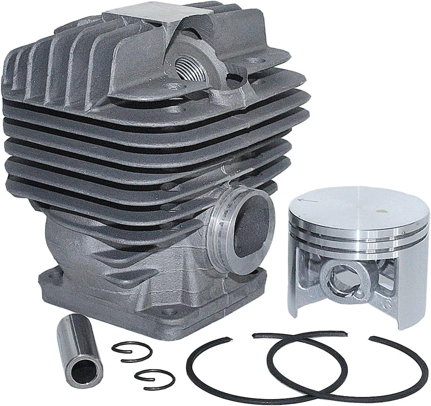 50mm Cylinder Piston Carb Repair Kit For MS440 044 MS 440 Chainsaw Bar Stud Nut Decompression 1128 020 1227 Part