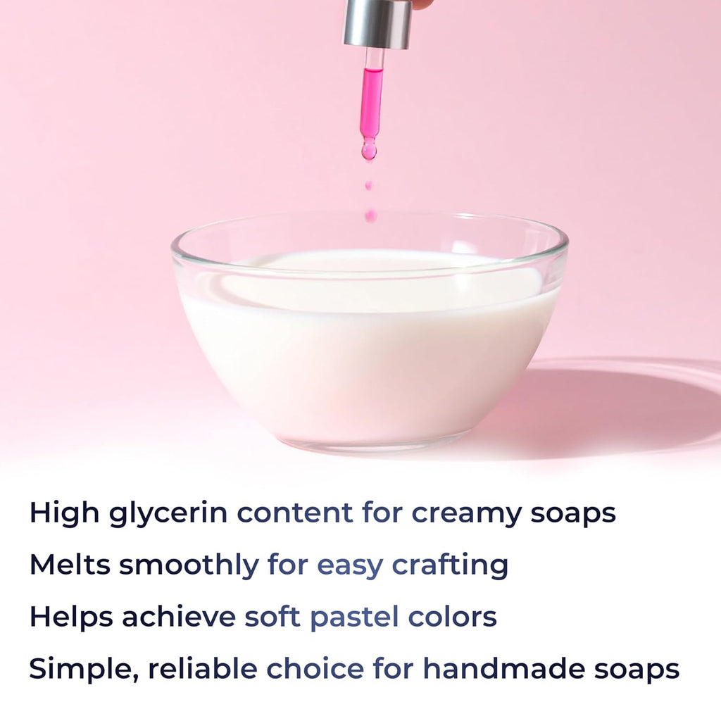 velona 25 LB - White Melt and Pour Soap Base Bulk SLS/SLES free | Natural Bars for The Best Result for Soap-Making