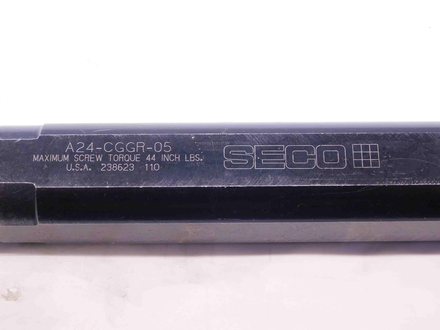 SECO 1 1/2 Shank Dia A24-CGGR-05 12' OAL INDEXABLE COOLANT Thru Boring BAR 1.5 - NS2851BU5