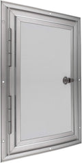RecPro Square RV Baggage Door | Compartment Storage | RV Storage | Trailer Storage | Camper Storage (12' W x 16' H) | Made in America