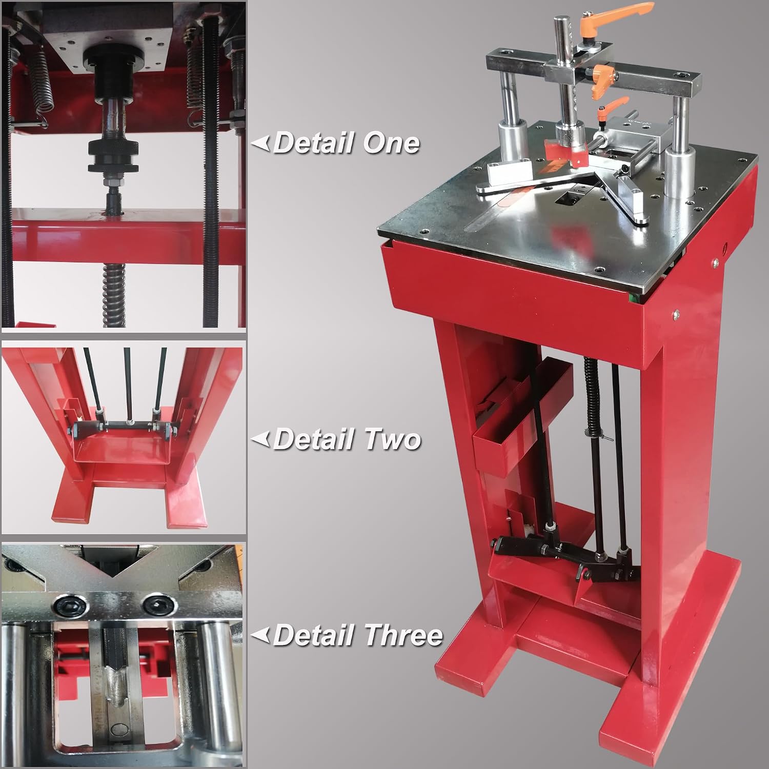 Picture Framing Machine Foot Pedal Iron Picture Framing Joiner Foot Frame Picture Frame Nail Angle Machine Manual Miter Frame Machine with Foot Crank V-Nail 7,10,12,15mm Each 200