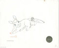 Watership Down 1978 Production Animation Cel Drawing of Bigwig and Kehaar with Linda Jones Seal and Certificate of Authenticity 002-002