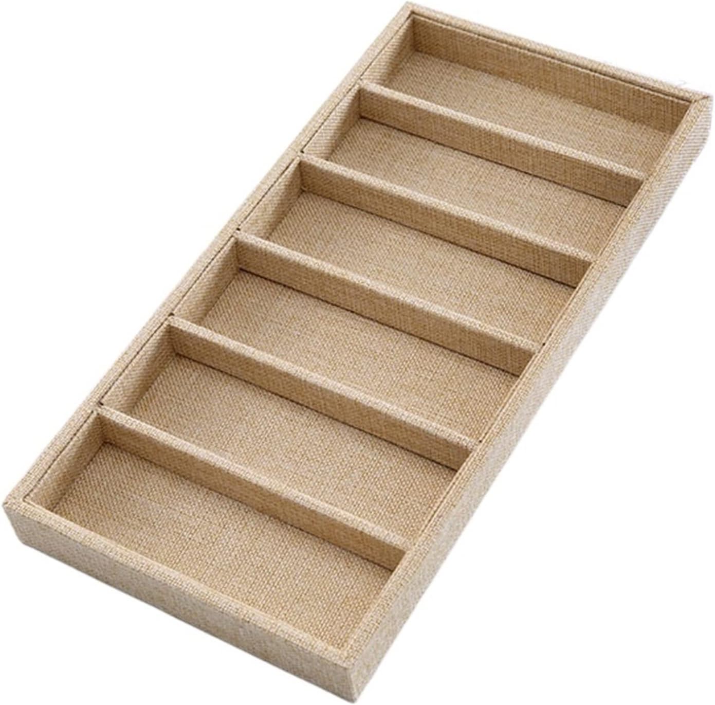 Eyewear es Fashion Glasses Cases Linen 6/10/12 Grids Sunglasses Display Box Sunglasses Display Glasses Display Props Jewelry Organizer Tray Sunglasses Eyewear (Color : 12GridsCases) (6gridscases