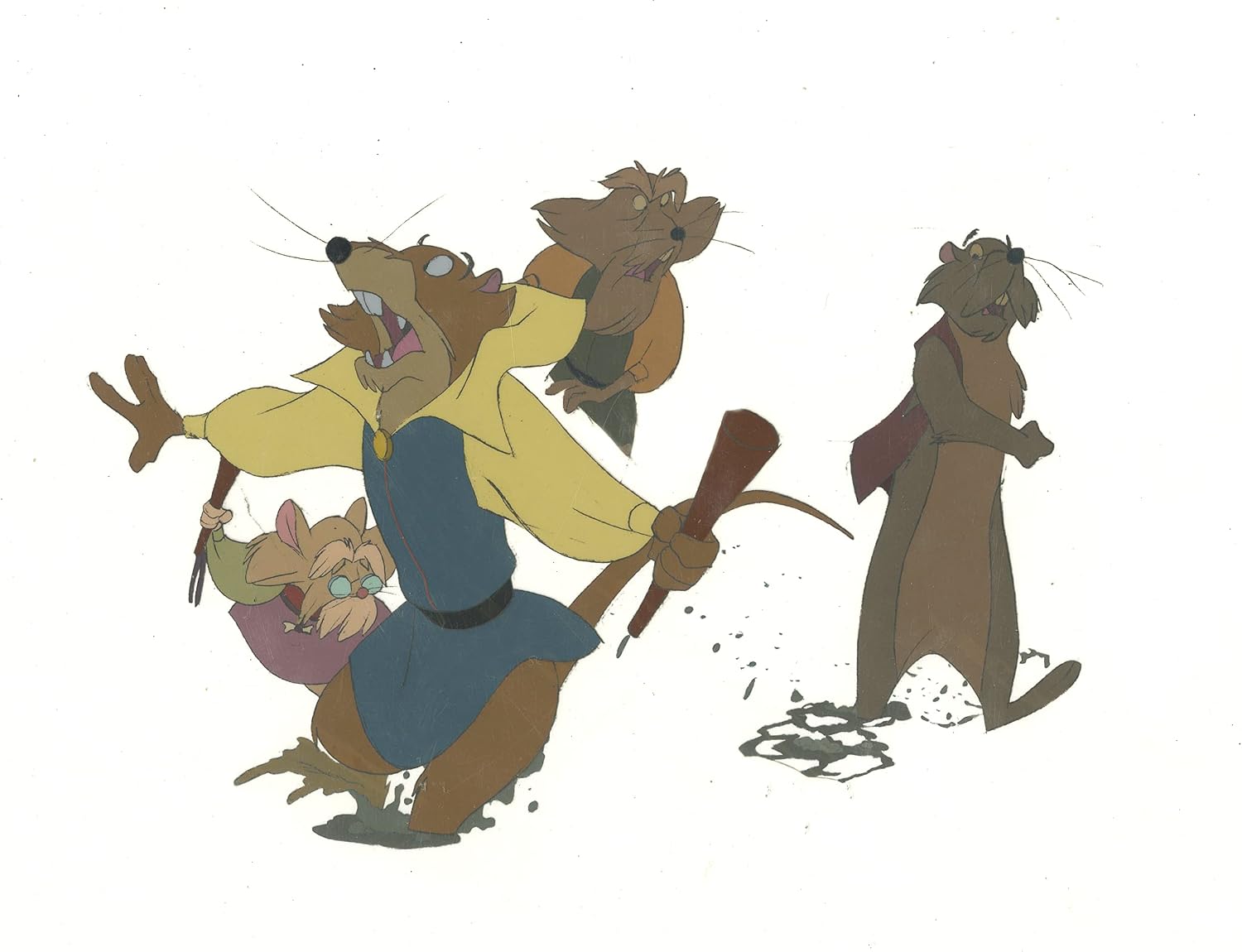 Don Bluth Secret of NIMH Justin 1982 Original Production Animation Cel Used to Make the Cartoon 314-004