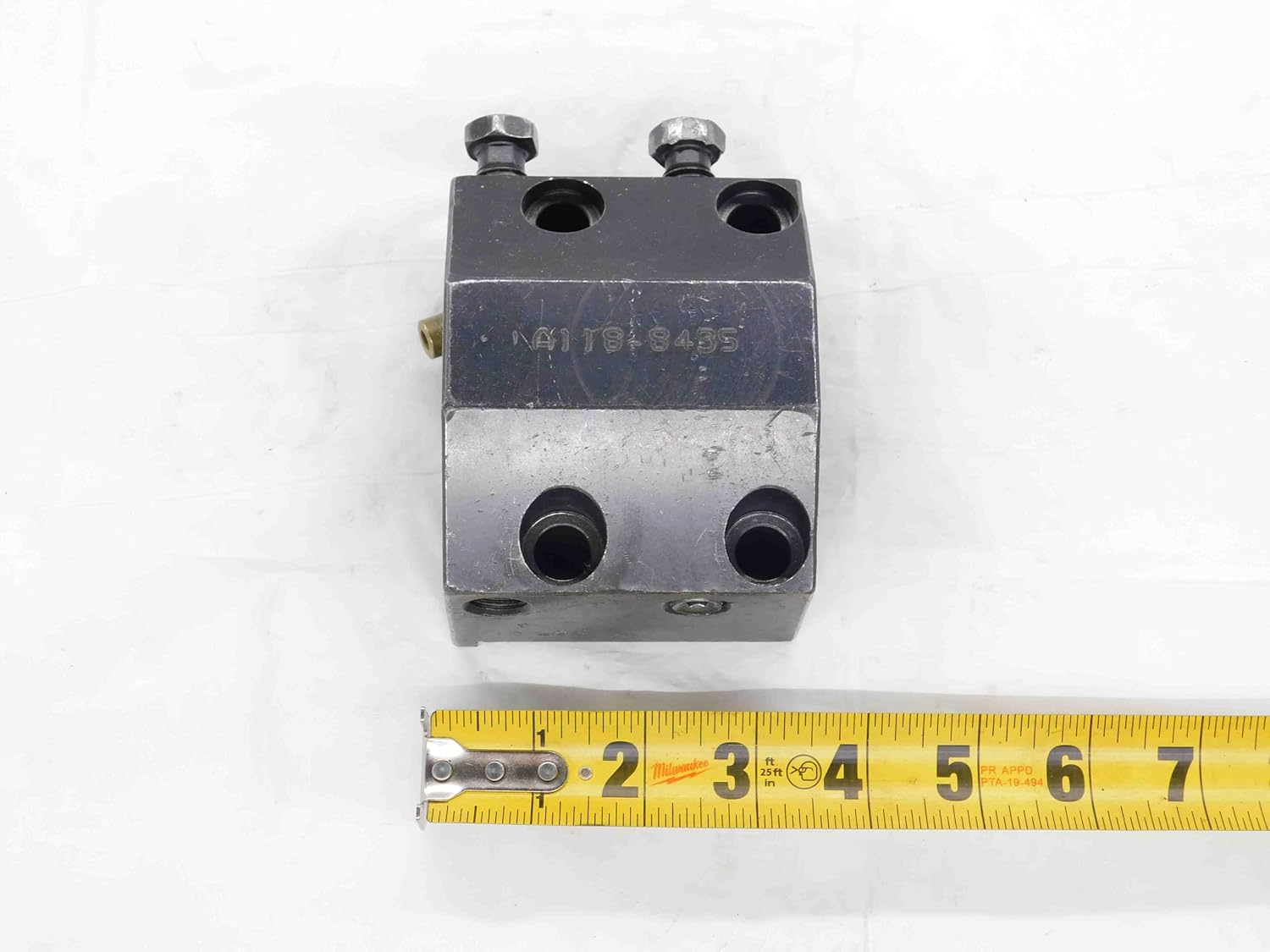1 1/2 ID Boring BAR Turret Tool Block 45mm X 80mm Bolt Hole Pattern A118-8435 - DM1740AJ5
