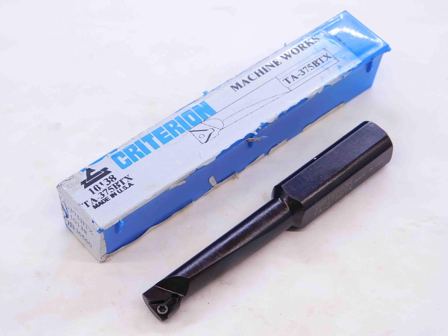 Criterion 1/2 Shank Dia TA-375BTX INDEXABLE Boring BAR .5 3/8 BORE Dia USA - DCT-NS2395