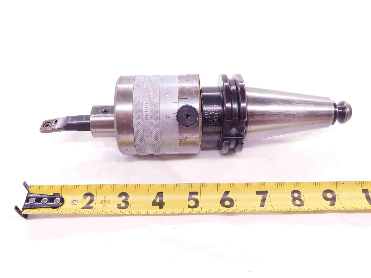 Erickson CV40TH062138 Finishing Adjustable Boring Head CAT40 Holds 1/2 BAR - EA1154CE4
