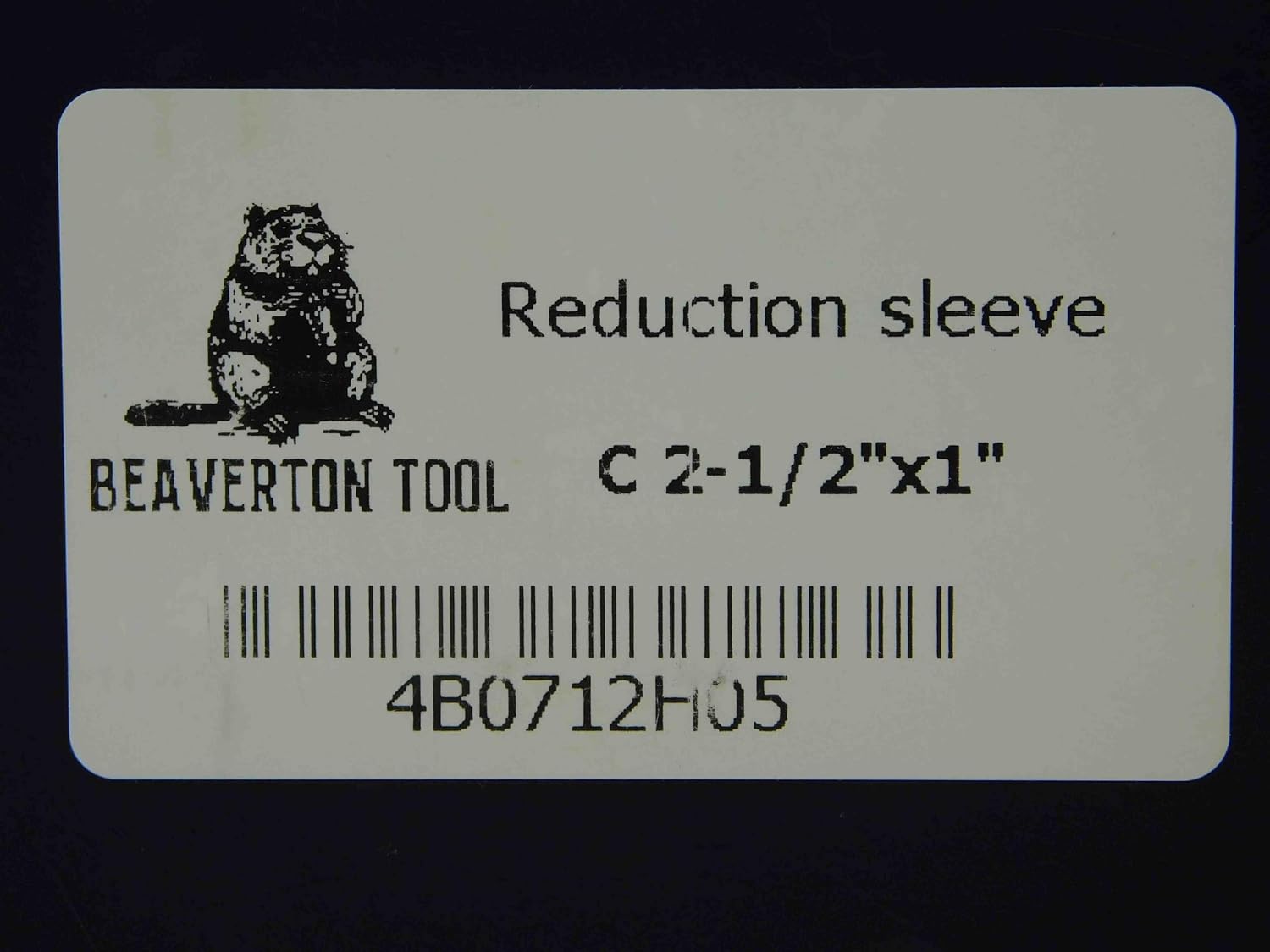NEW 1' ID X 2 1/2 OD Lathe Boring BAR Bushing Reducer Sleeve 1.0 2.5 Style C - JC4637MJTB