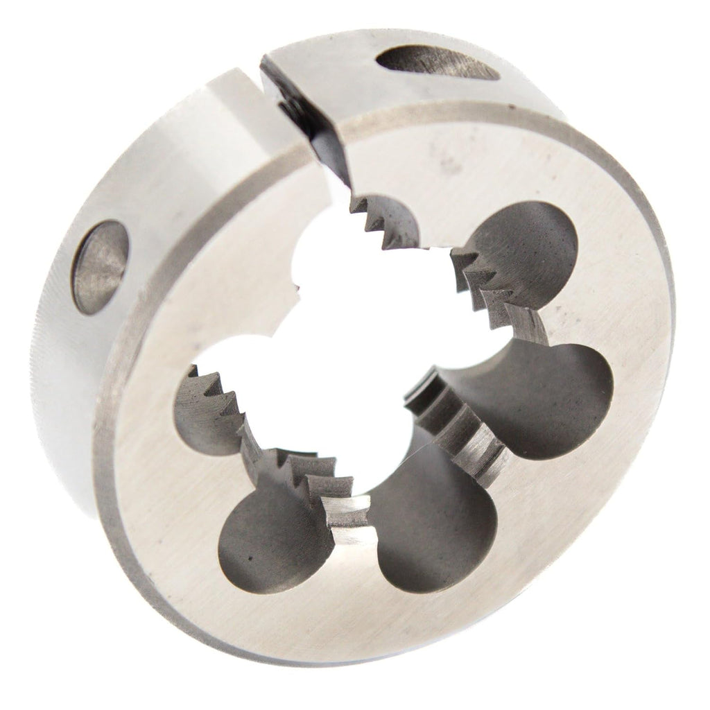 Drill America 1-1/2' NPT 4' OD High Speed Steel Round Adjustable Pipe Die, DWT Series