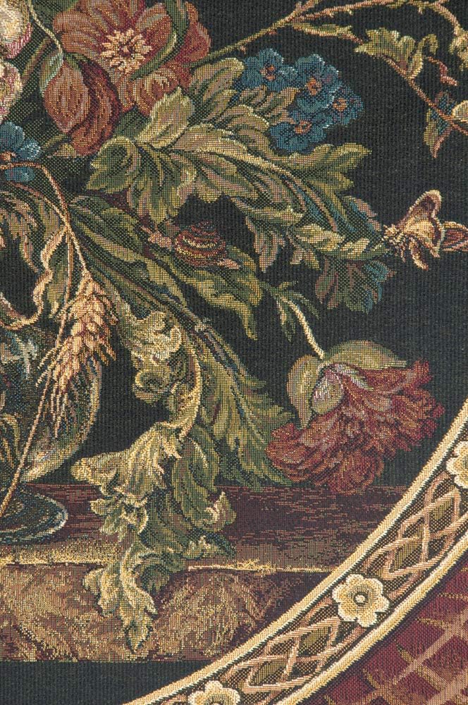 Charlotte Home Furnishings Inc. Flower Bouquet Italian Tapestry Wall Hanging 28 X 24 Inch Viscose Cotton & Polyester Blend Wall Art Perfect for Home Decor & Wall Decor By Alberto Passini