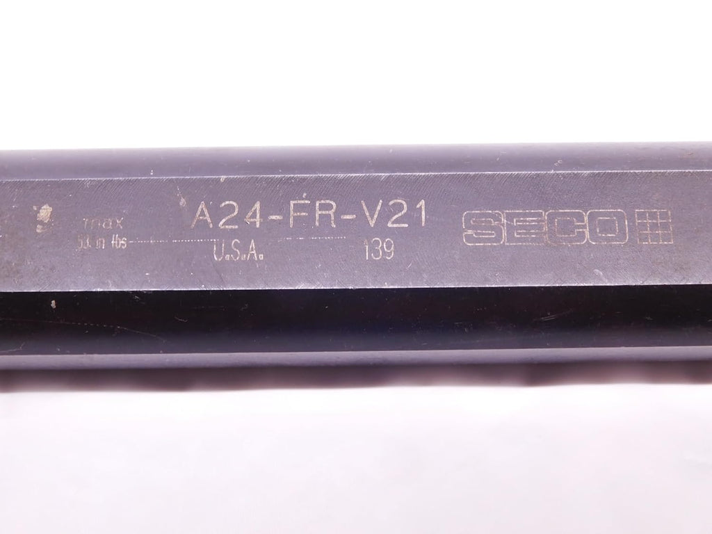 SECO 1 1/2 Shank Dia A24-FR-V21 12' OAL INDEXABLE Modular Boring BAR 1.5 - NS2863BU5