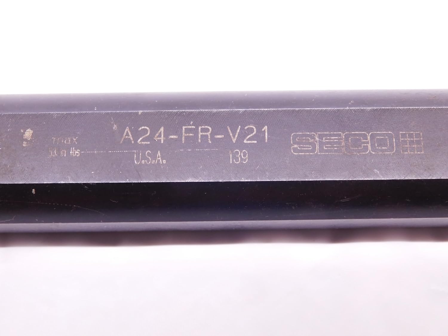 SECO 1 1/2 Shank Dia A24-FR-V21 12' OAL INDEXABLE Modular Boring BAR 1.5 - NS2863BU5