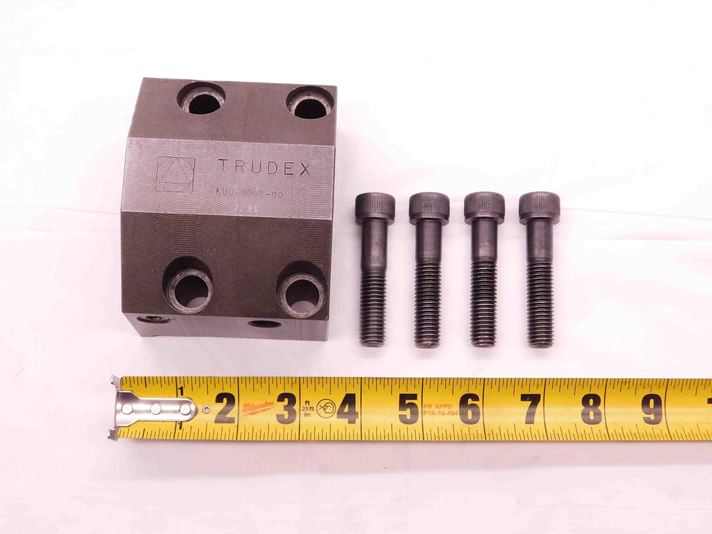 TRUDEX 1 1/2 I.D. Lathe Boring BAR Turret 45mm X 80mm Bolt Pattern KU0-0062-00 - BR10127BW5