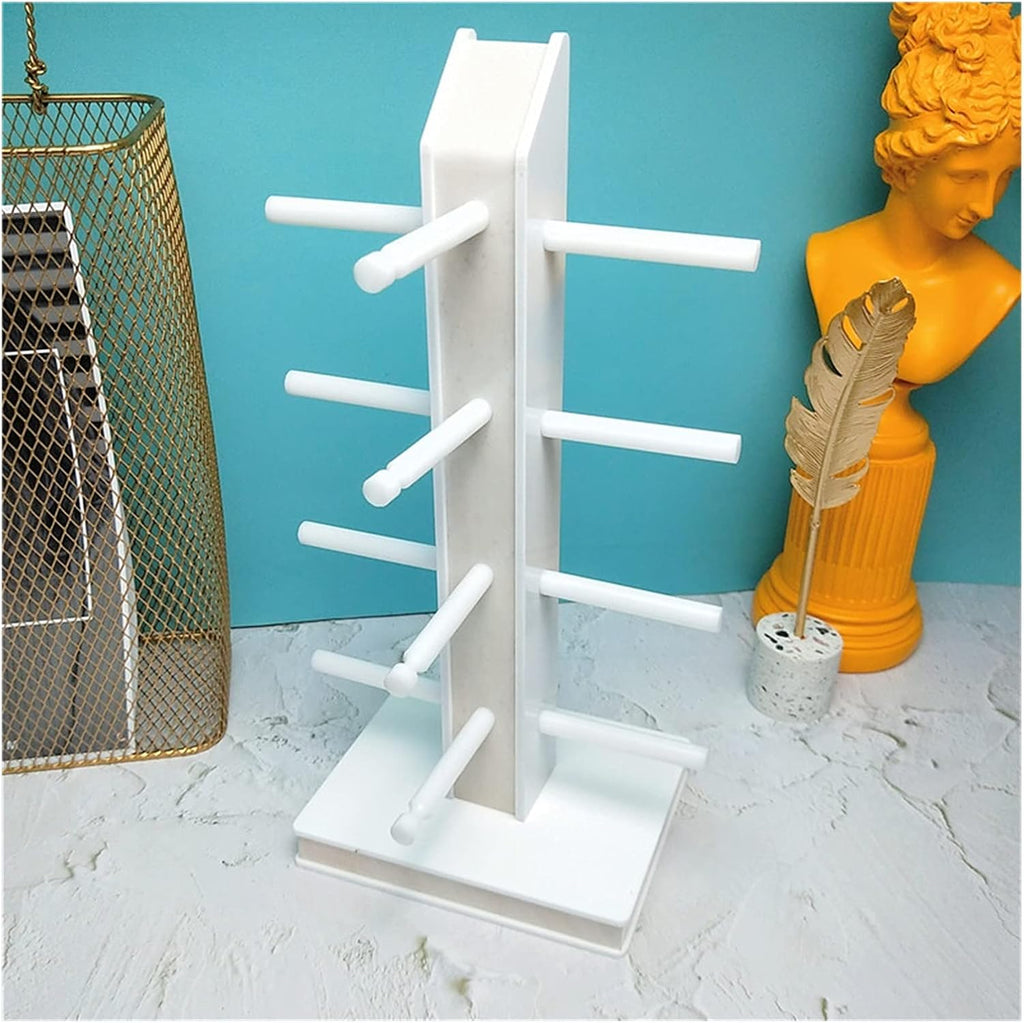 Eyeglass Displays 5 Layer Sunglasses Organizer Eyeglasses Display Stand Eyewear Storage Rack Box for Glasses Tabletop Holder Stand Display Risers(B)