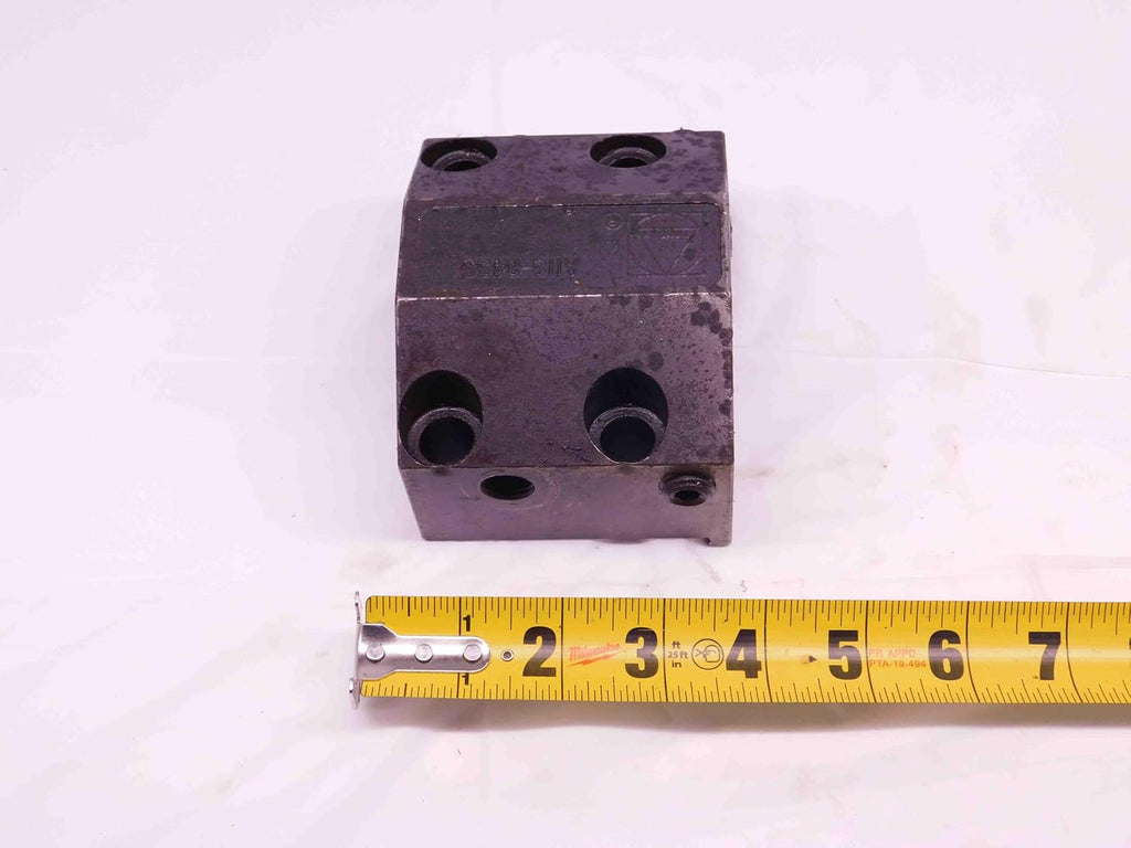 TRUDEX1 1/2 ID Boring BAR Turret Tool Holder Block 45mm X 80mm Bolt Hole Pattern - DM0801BY4