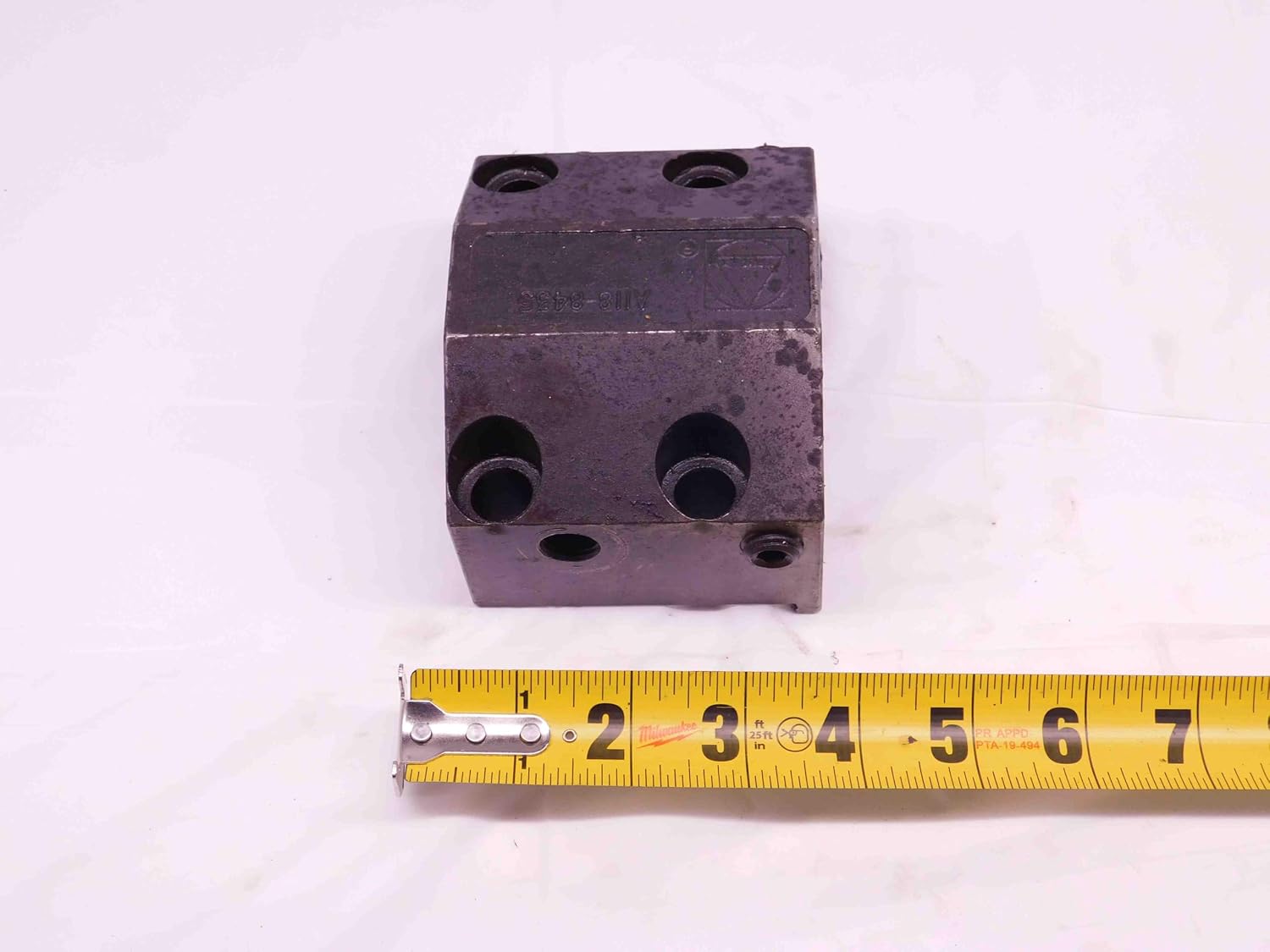 TRUDEX1 1/2 ID Boring BAR Turret Tool Holder Block 45mm X 80mm Bolt Hole Pattern - DM0801BY4