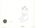 Watership Down 1978 Production Animation Cel Drawing of Bigwig with Linda Jones Seal and Certificate of Authenticity 012-027