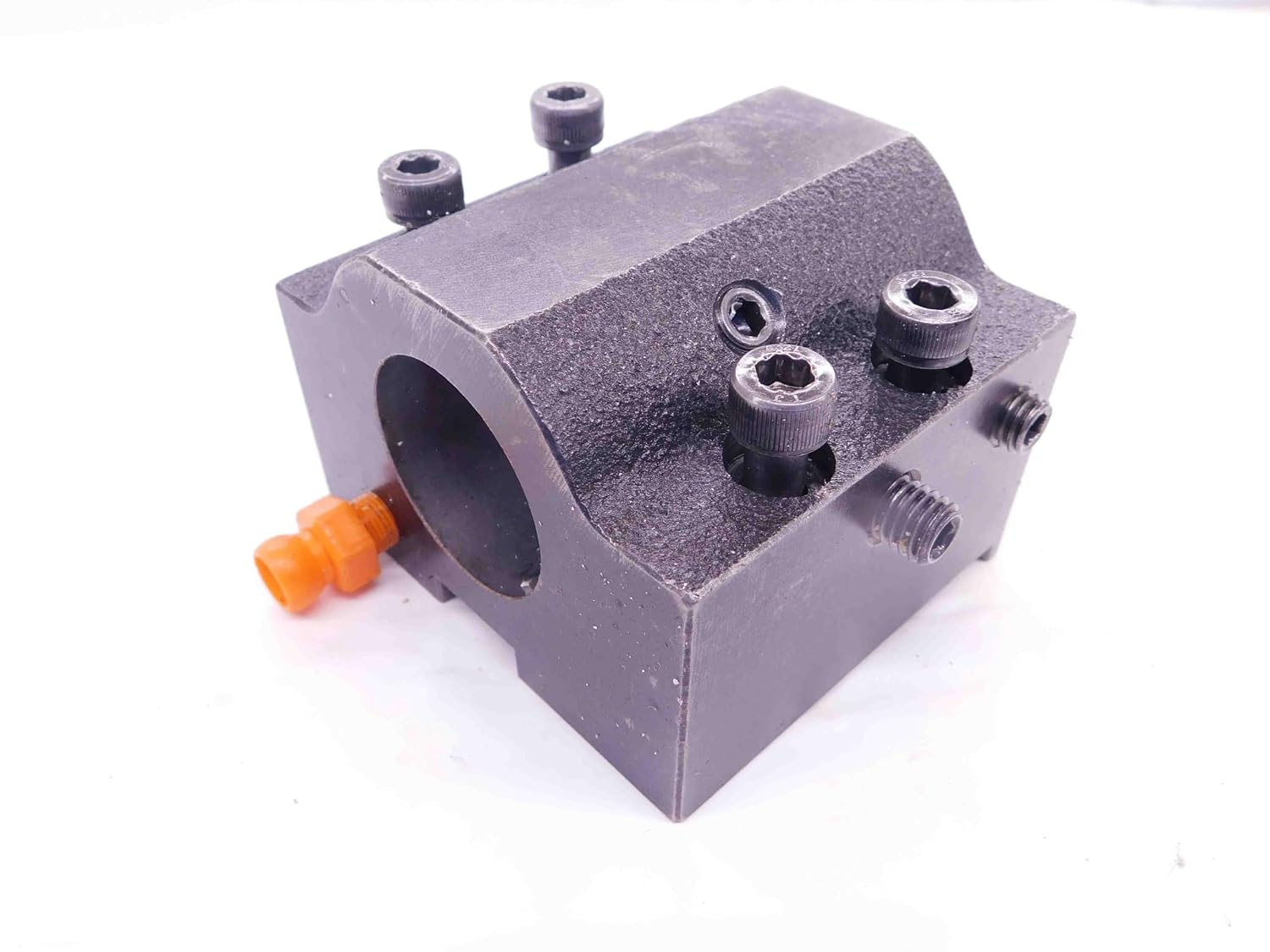 Boring BAR Lathe Turret Tool Holder Block 1 1/2 ID 30mm X 75mm Bolt Hole Pattern - EA1426BX5